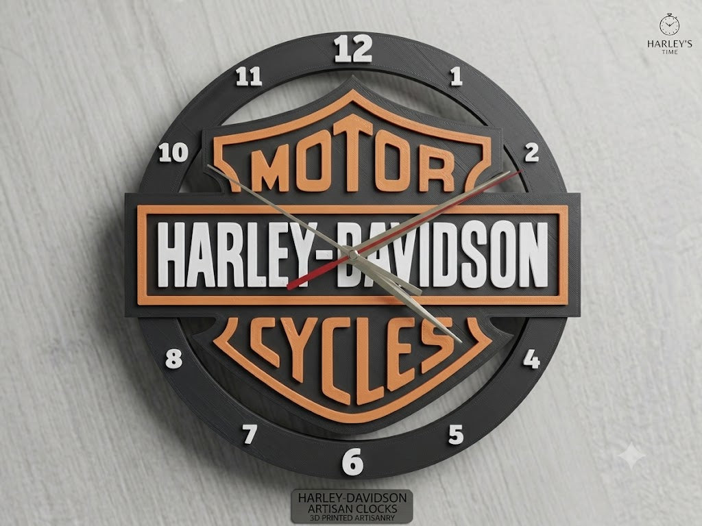 Harley Davidson Wall Clock