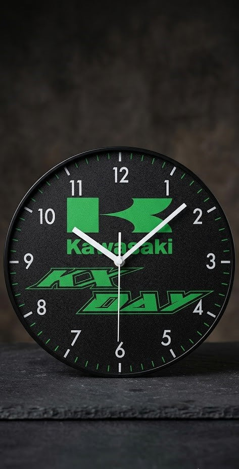 Kawasaki kx day clock